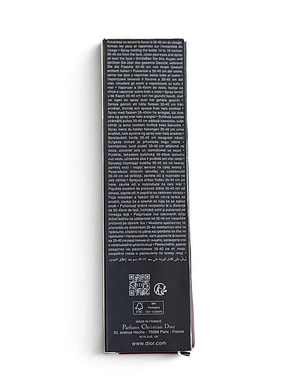 Dior Backstage Airflash Mist 24H Wear & Hydration Makeup Setting Mist 100 ml